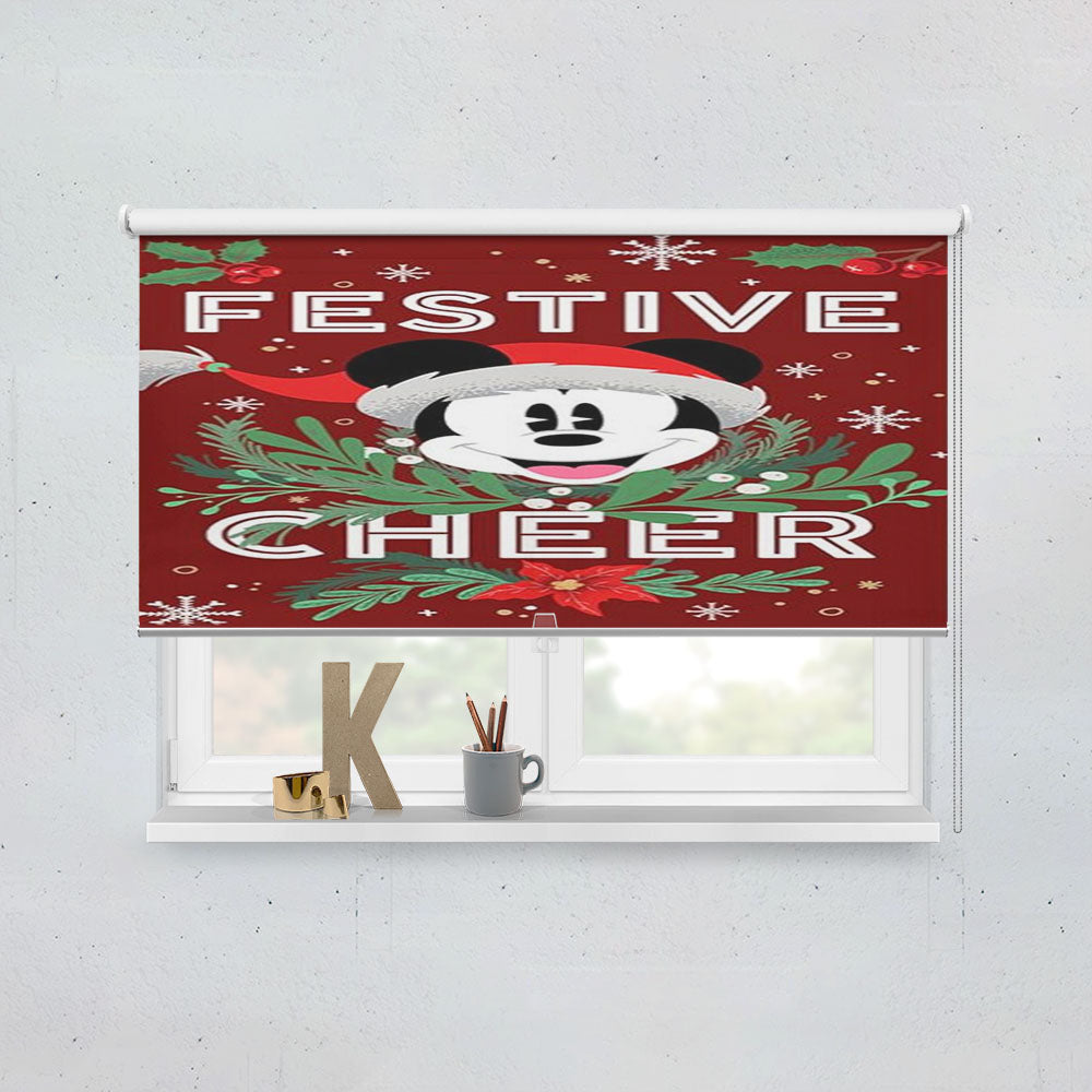 Festive Cheer Mickey Window Roller Blinds Shades