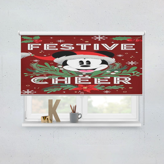 Festive Cheer Mickey Window Roller Blinds Shades