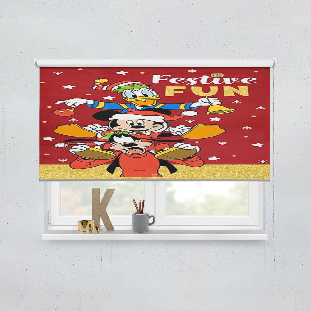 Festive Fun Friends Window Roller Blinds Shades