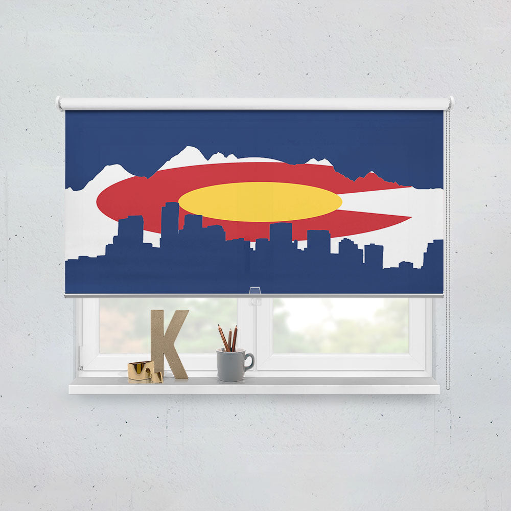 Flag Of Colorado Window Roller Blinds Shades