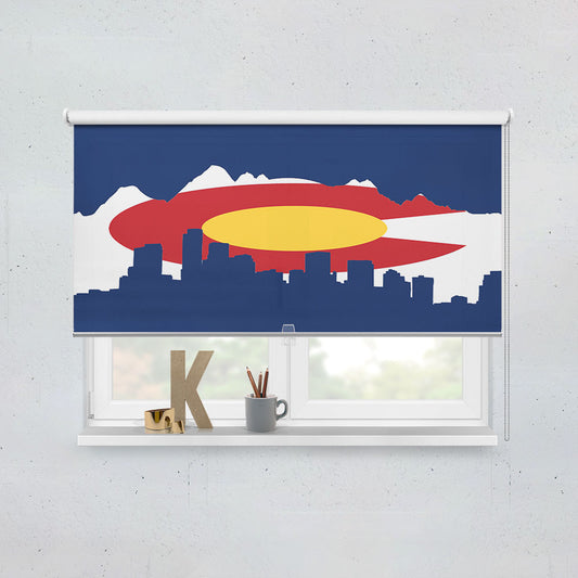 Flag Of Colorado Window Roller Blinds Shades