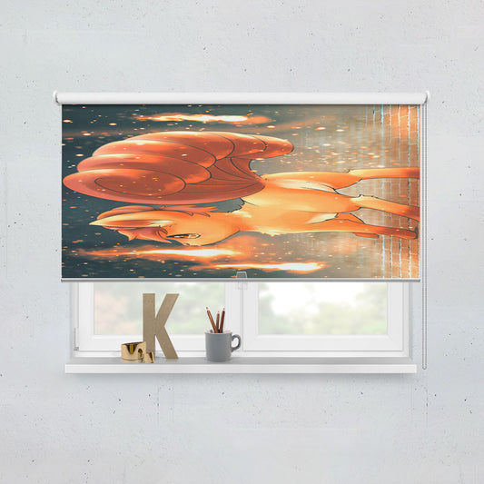 Flame Vulpix Pokemon Window Roller Blinds Shades