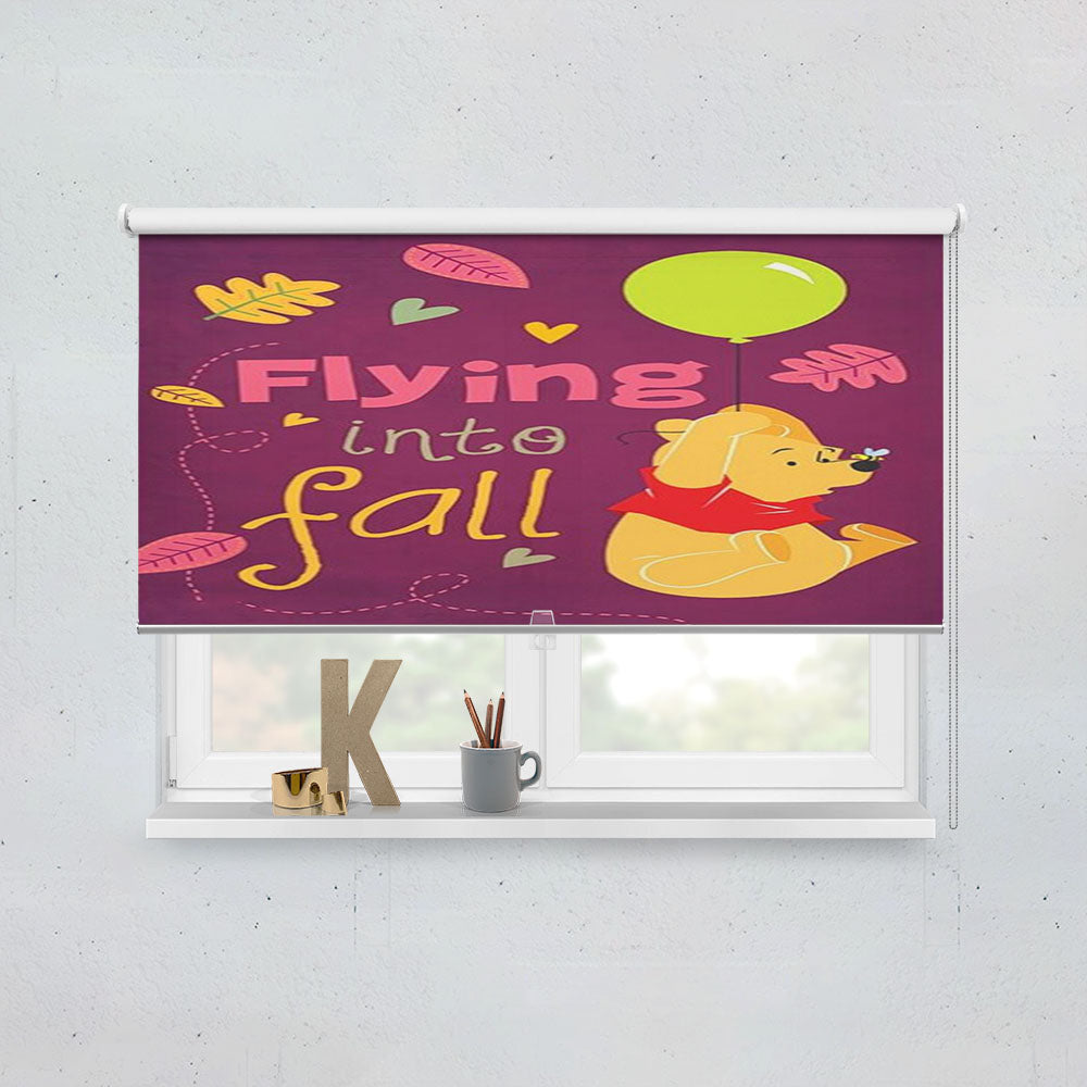 Flying Into Fall Winnie The Pooh Window Roller Blinds Shades