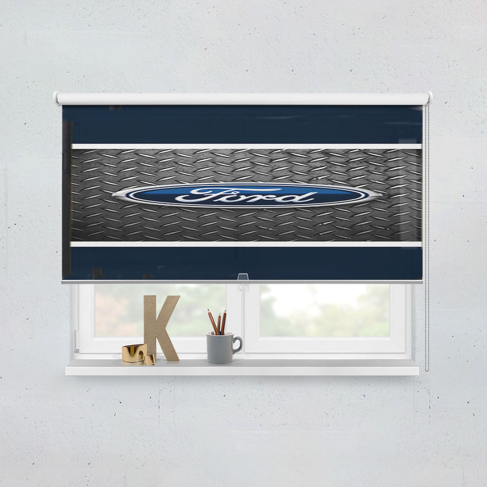Ford Logo Window Roller Blinds Shades