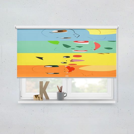 Four Pokemon Window Roller Blinds Shades