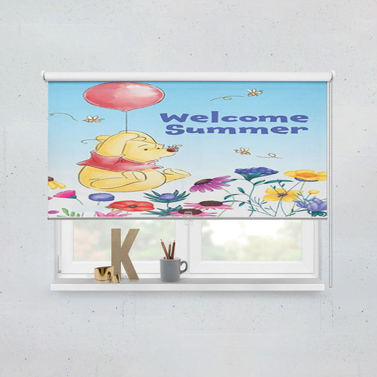 Garden Balloon Ride Pooh Window Roller Blinds Shades