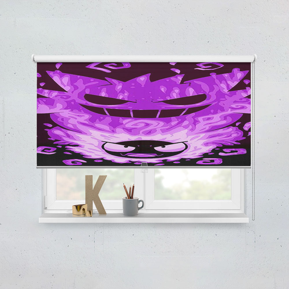 Gastly And Gengar Pokemon Evolution Window Roller Blinds Shades