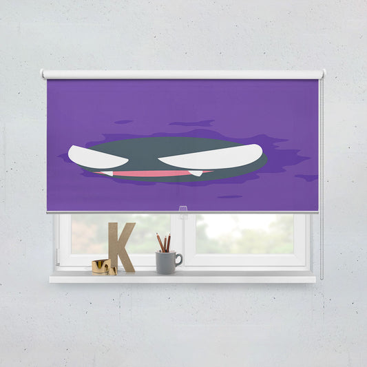 Gastly Pokemon Art Window Roller Blinds Shades