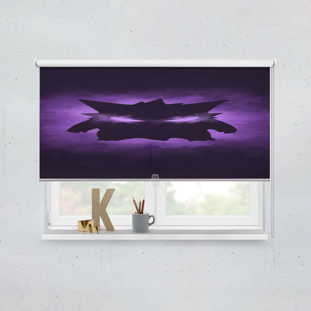 Gengar Pokemon Silhouette Window Roller Blinds Shades