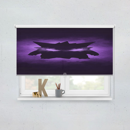 Gengar Pokemon Silhouette Window Roller Blinds Shades
