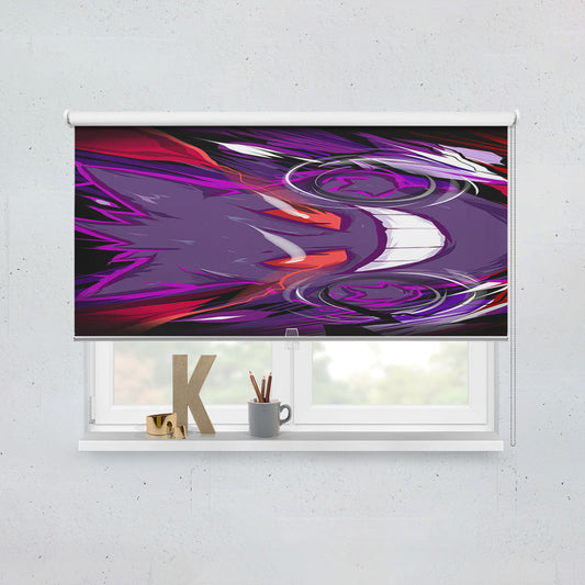 Gengar Pokemon Window Roller Blinds Shades