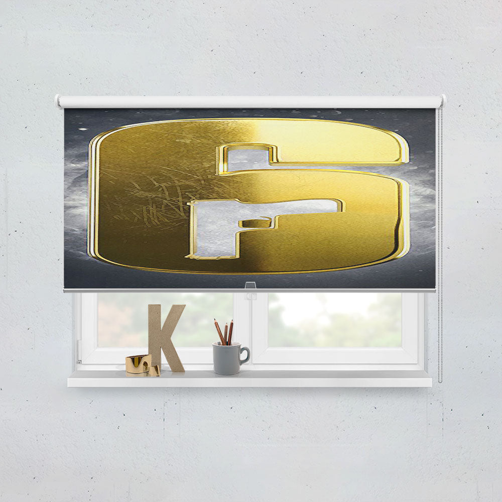 Golden Rainbow Six Siege Window Roller Blinds Shades
