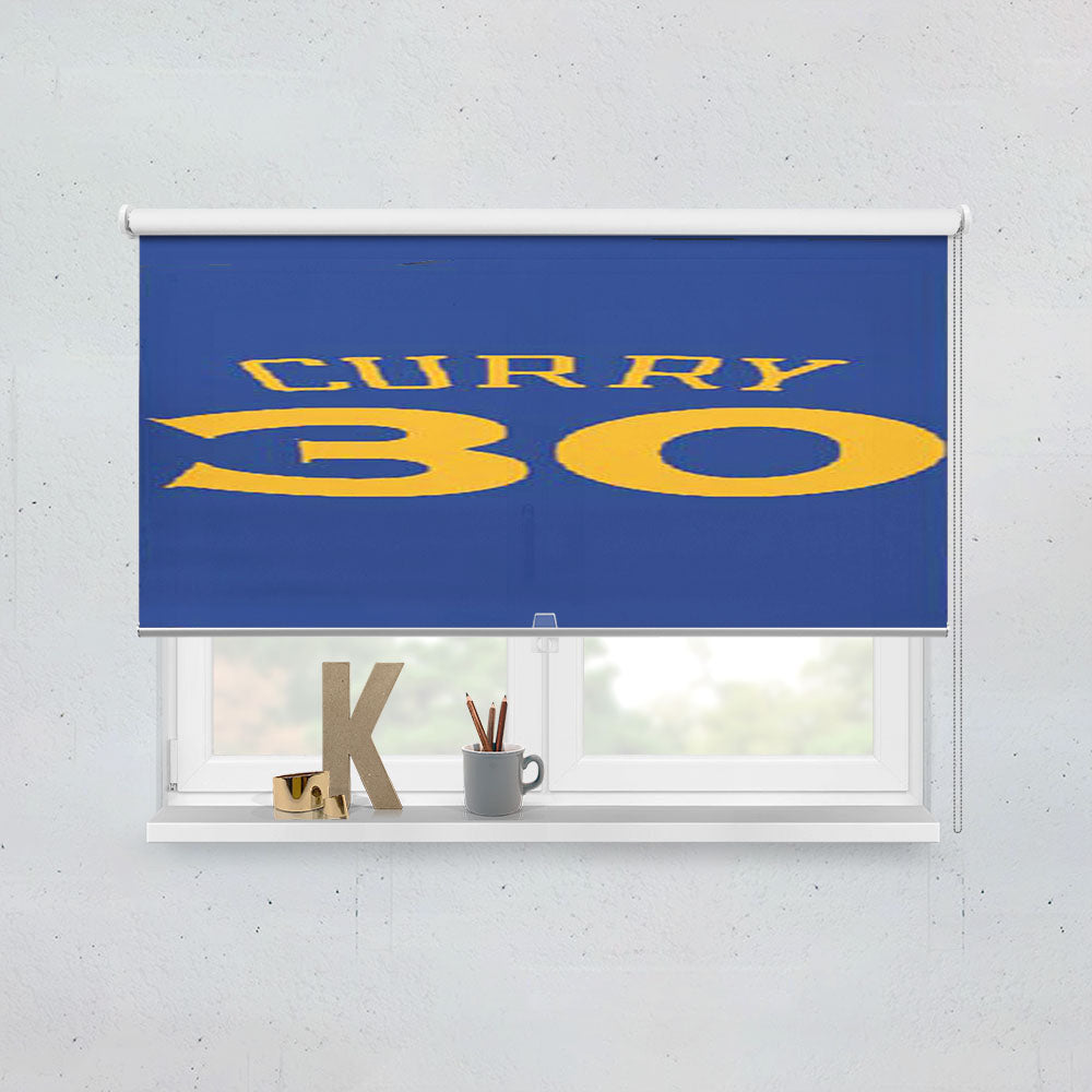 Golden State Warriors Curry 30 Blue Window Roller Blinds Shades