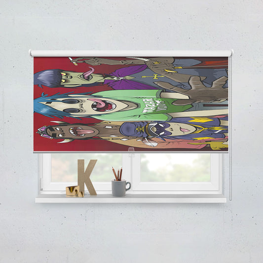 Gorillaz Window Roller Blinds Shades