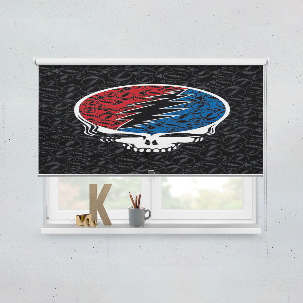 Grateful Dead Face Window Roller Blinds Shades