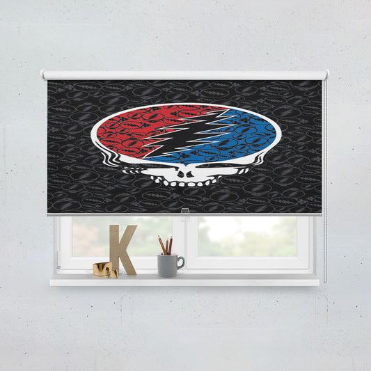Grateful Dead Face Window Roller Blinds Shades