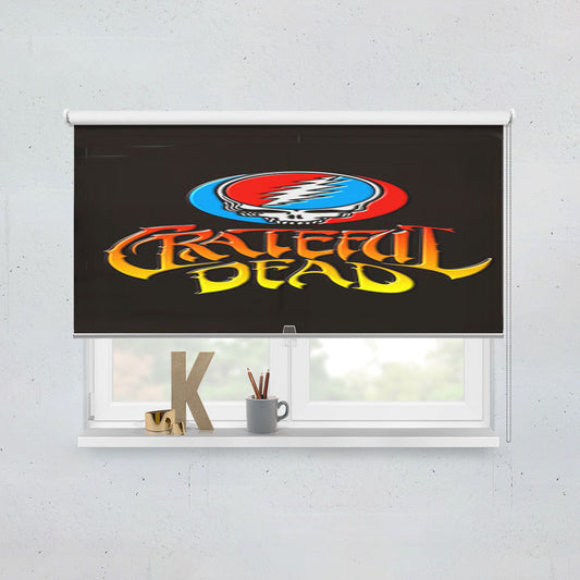 Grateful Dead Logo Window Roller Blinds Shades