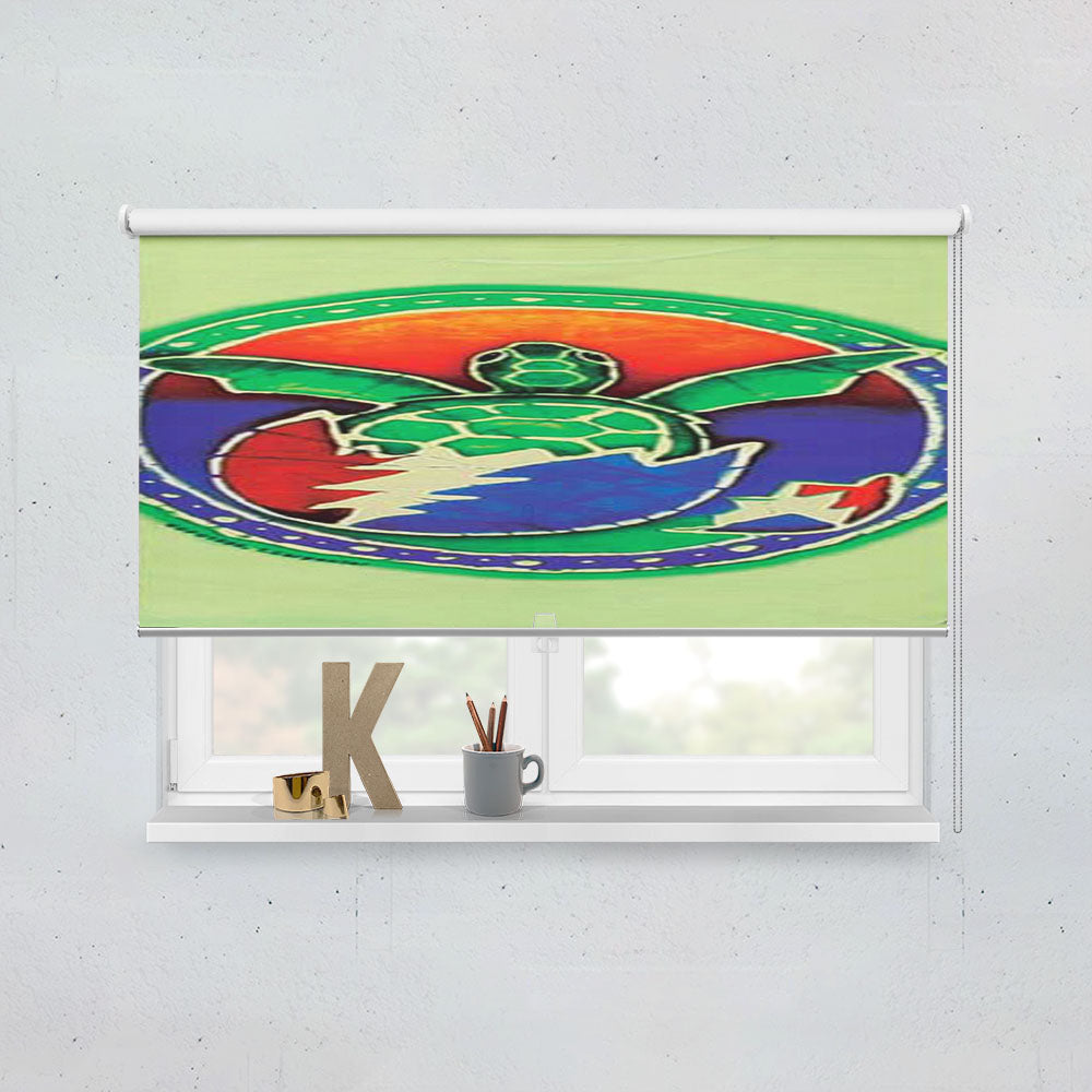 Grateful Dead Turtle Window Roller Blinds Shades
