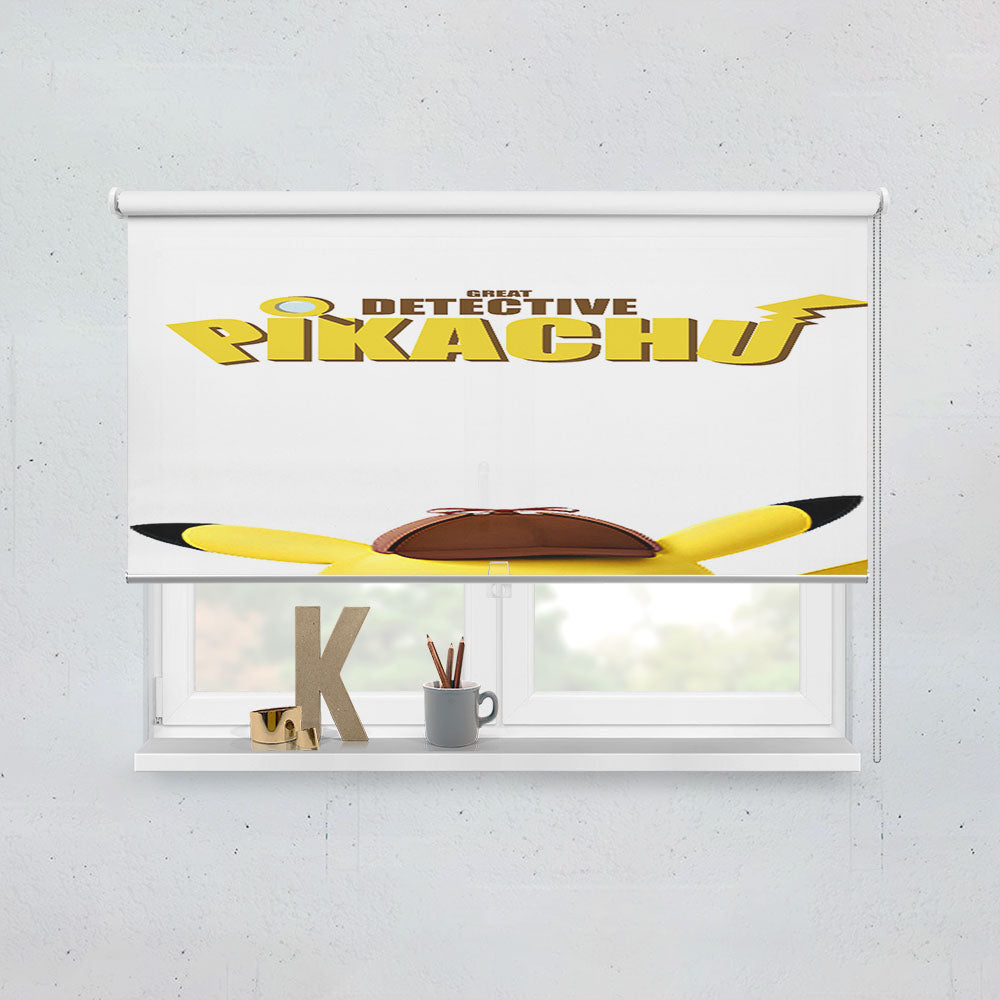 Great Detective Pikachu Window Roller Blinds Shades