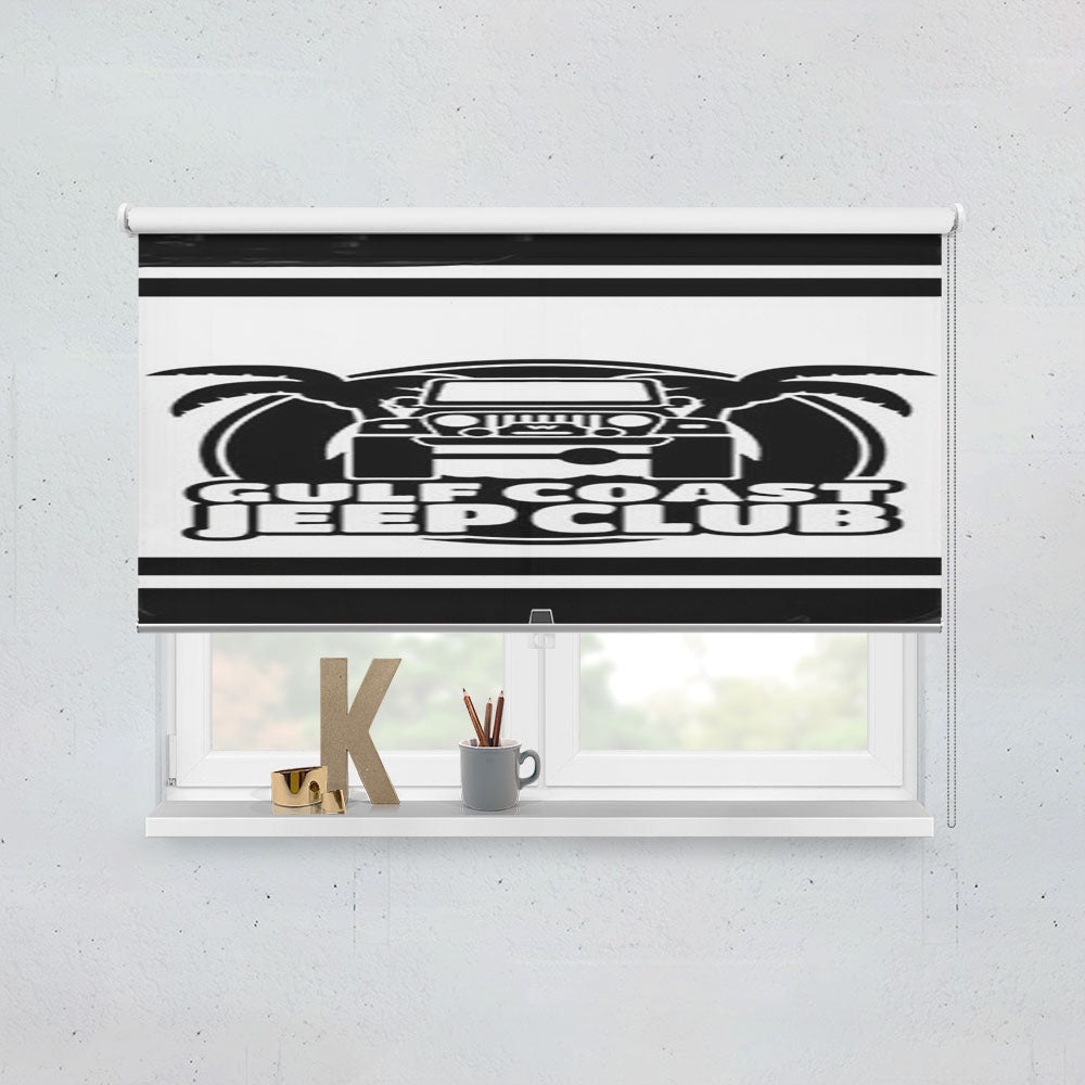 Gulf Coast Jeep Club Window Roller Blinds Shades