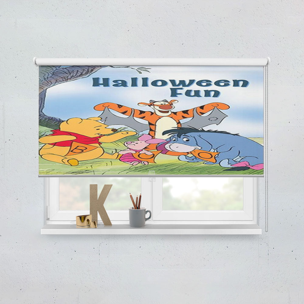 Halloween Fun Boo Pooh Window Roller Blinds Shades
