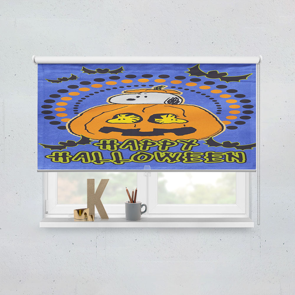 Halloween Snoopy Jack O'Lantern Window Roller Blinds Shades