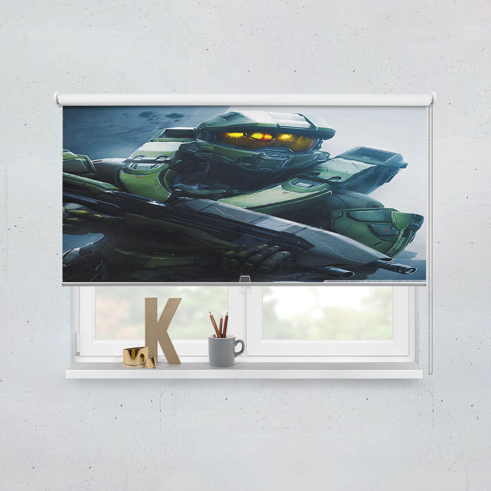 Halo 5 Guardians Master Chief Window Roller Blinds Shades