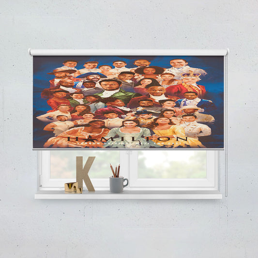 Hamilton American Musical Characters Group Window Roller Blinds Shades