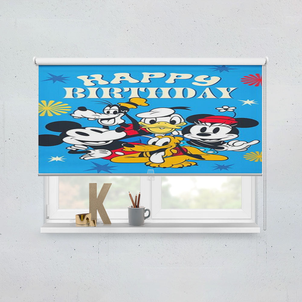 Happy Birthday Gang Window Roller Blinds Shades