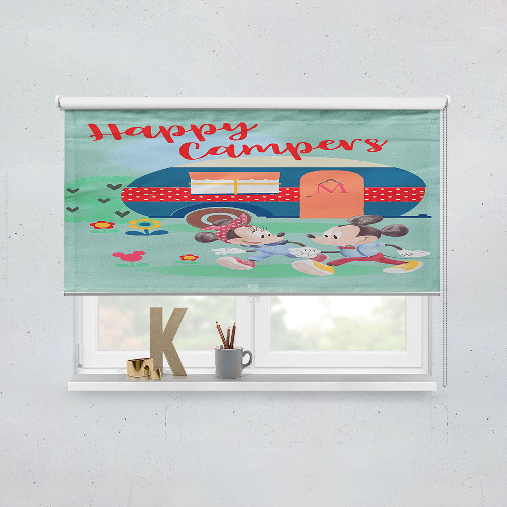 Happy Campers Mickey And Minnie Window Roller Blinds Shades