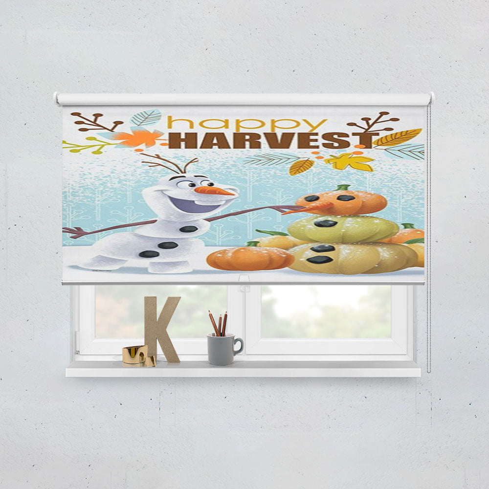 Happy Harvest Olaf Window Roller Blinds Shades