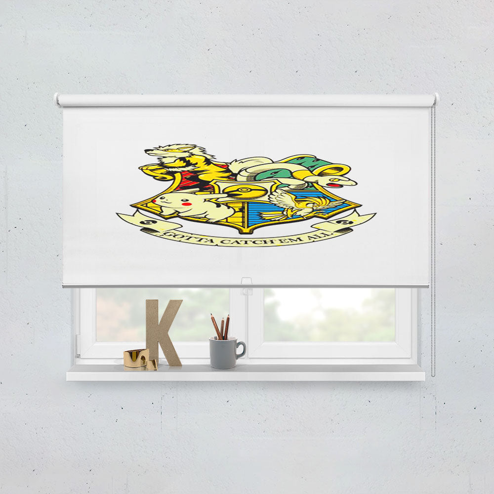 Harry Potter Pokemon Crossover Window Roller Blinds Shades