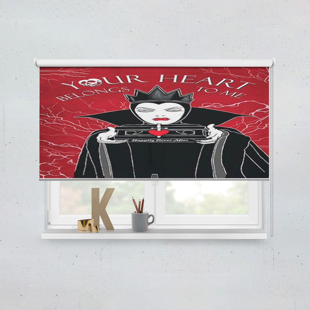 Heart Belongs To Me Evil Queen Window Roller Blinds Shades