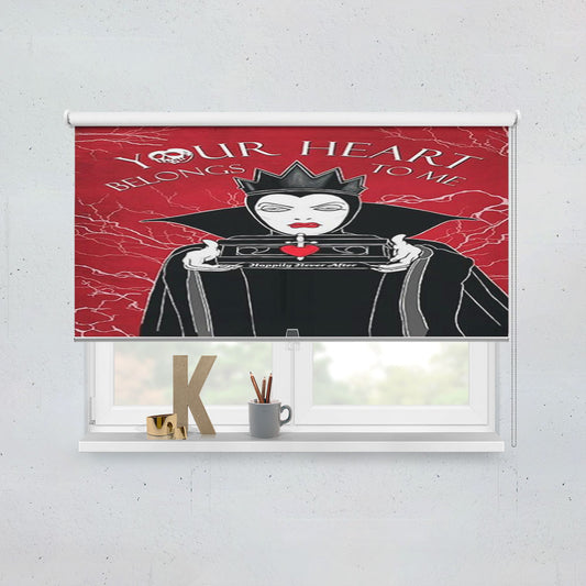 Heart Belongs To Me Evil Queen Window Roller Blinds Shades