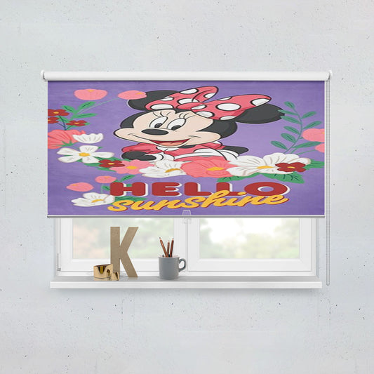 Hello Sunshine Minnie Mouse Window Roller Blinds Shades