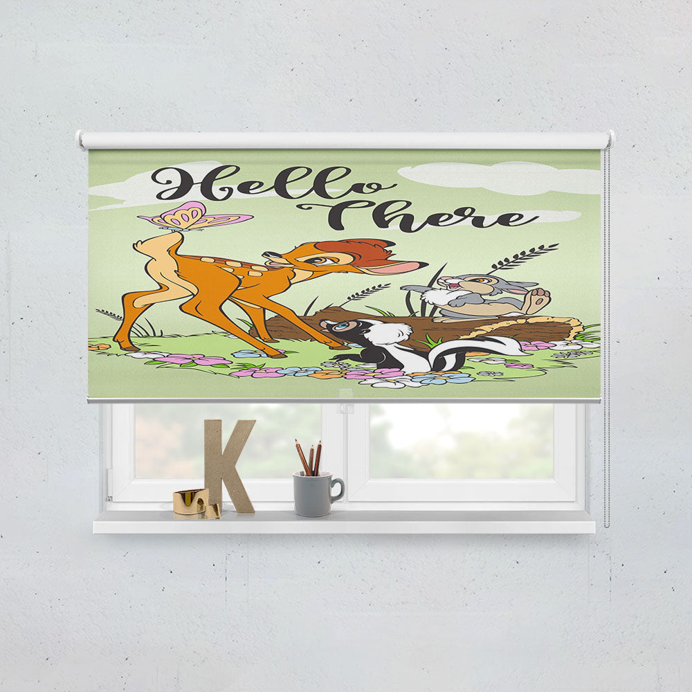 Hello There Bambi Window Roller Blinds Shades