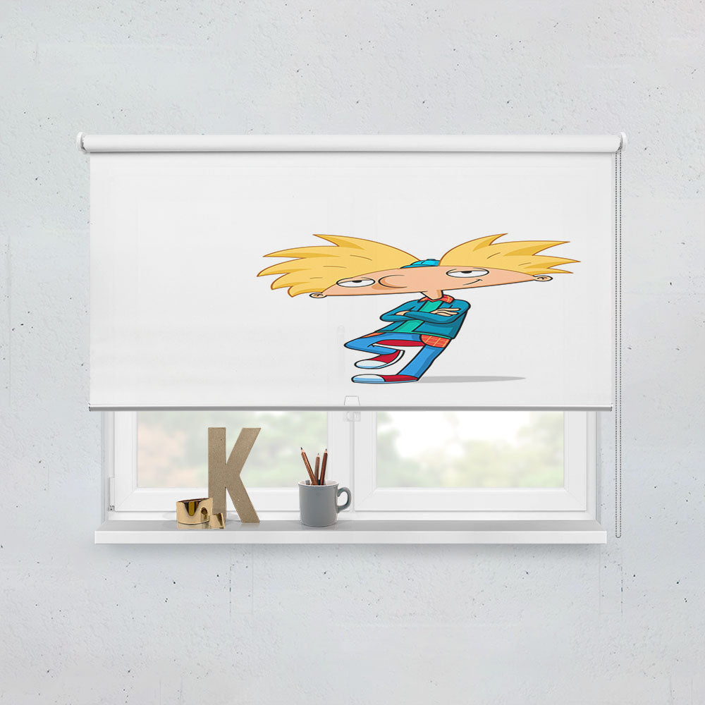 Hey Arnold Characters Design Window Roller Blinds Shades