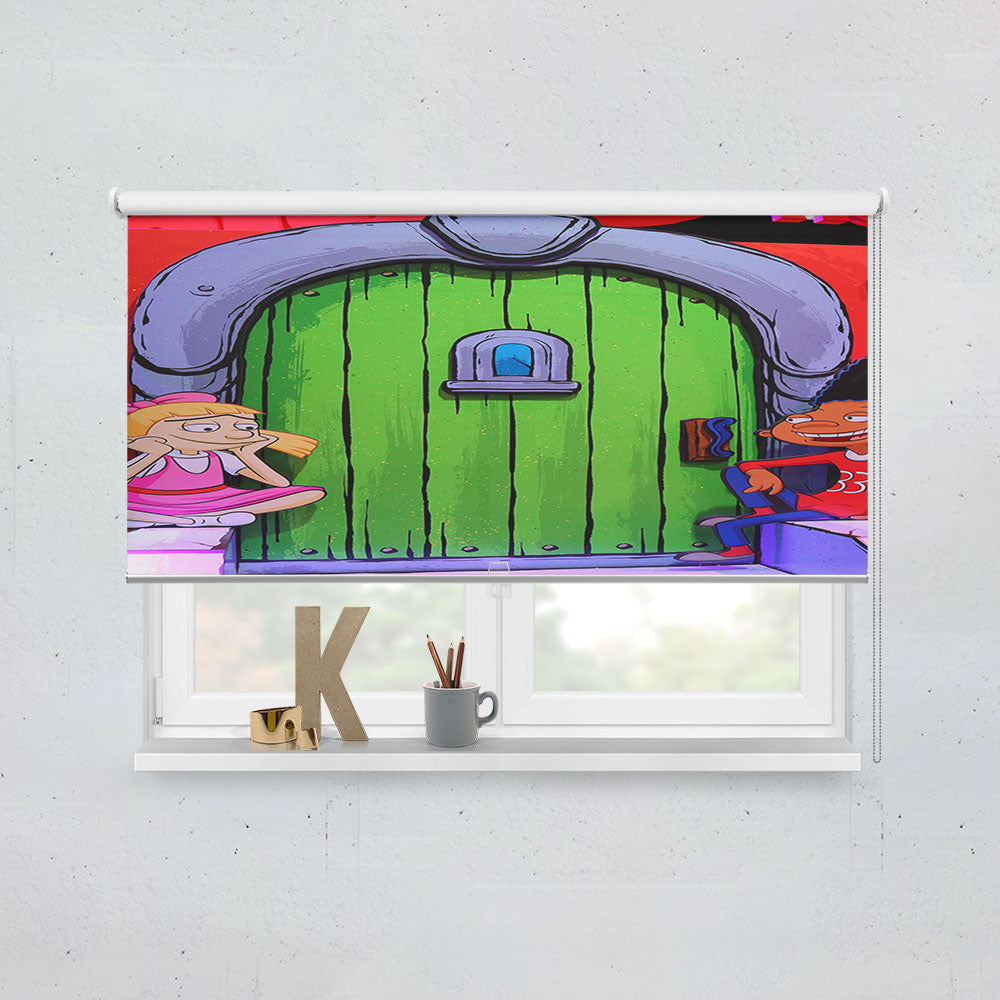 Hey Arnold Home Door 16 Window Roller Blinds Shades
