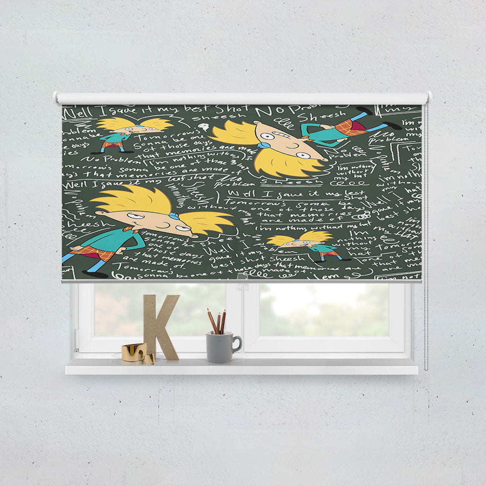 Hey Arnold Quotes Board Window Roller Blinds Shades
