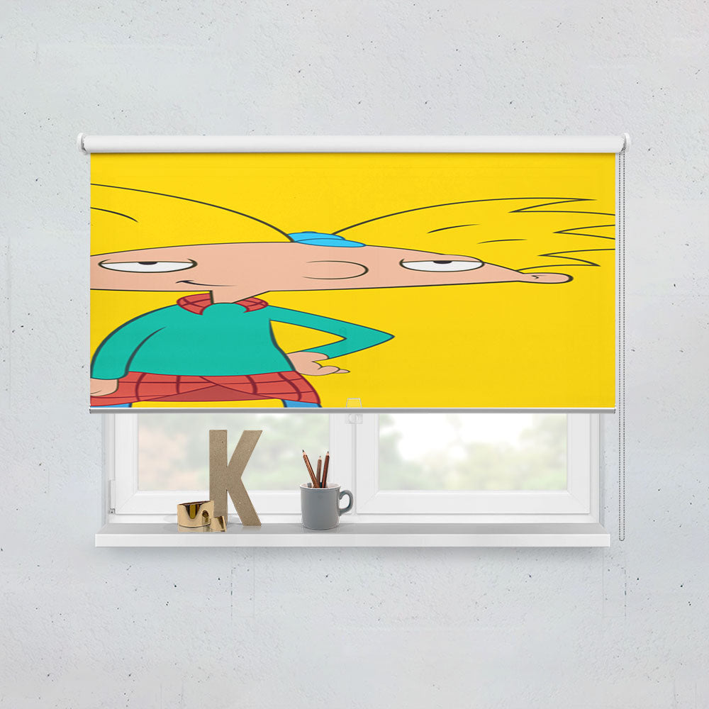 Hey Arnold Yellow Character Window Roller Blinds Shades