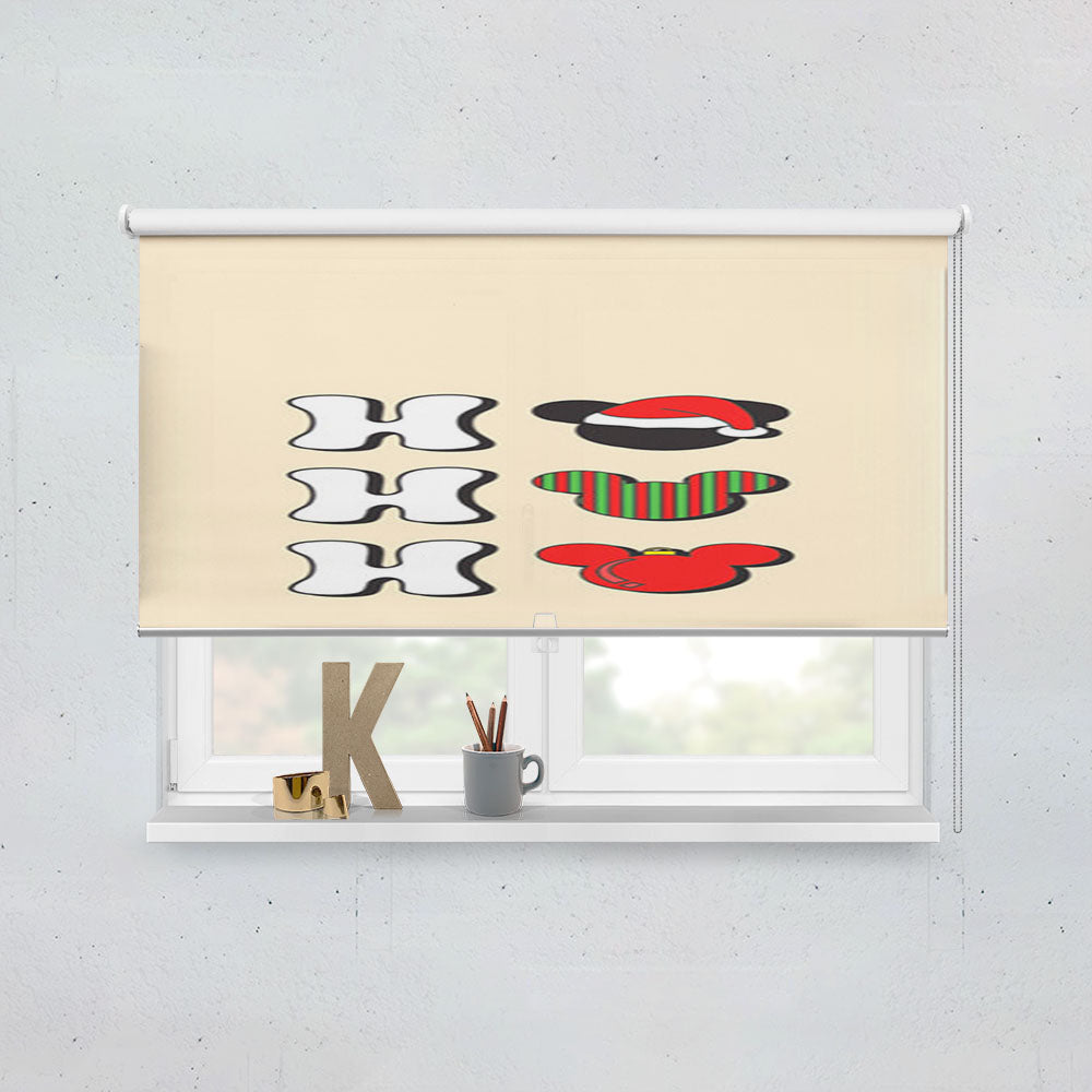 Ho Ho Ho Mickey Window Roller Blinds Shades