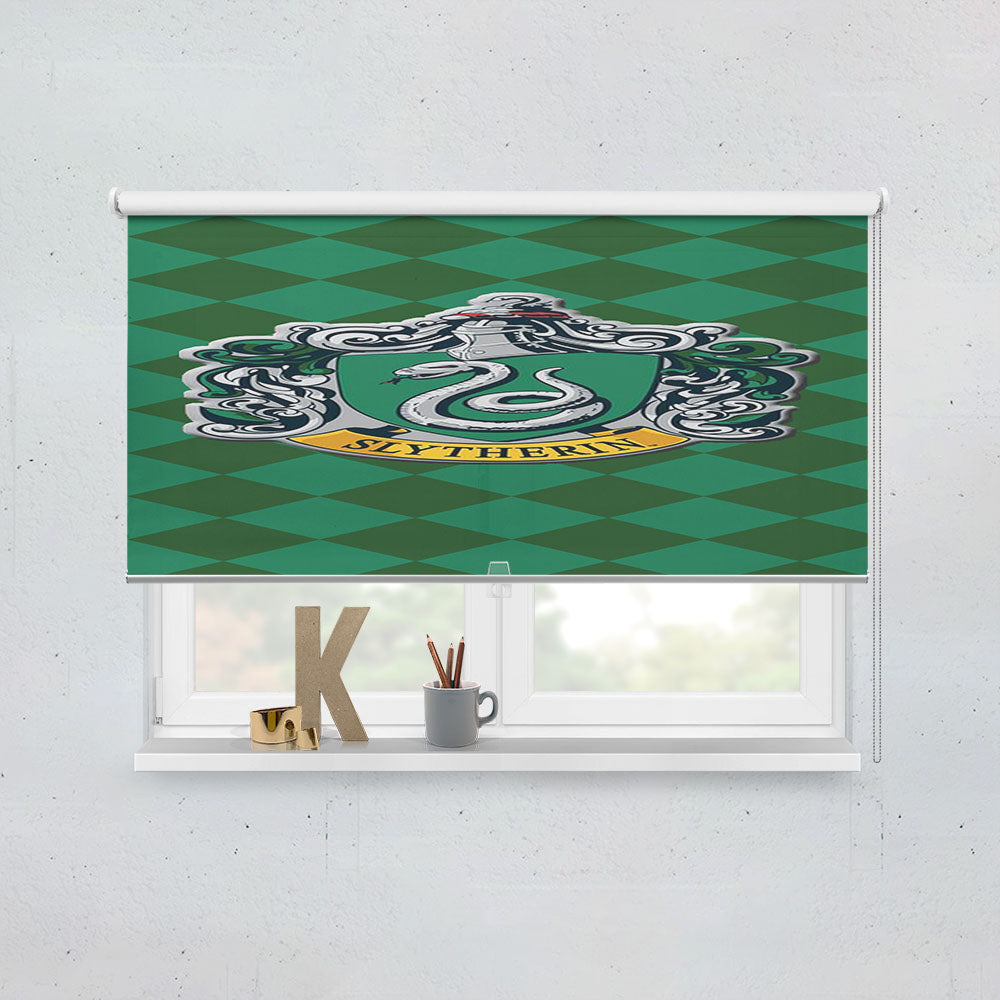Hoghwart School - Slytherin Window Roller Blinds Shades