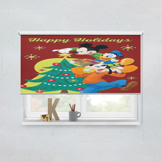 Holidays Are A Time For Friends Window Roller Blinds Shades