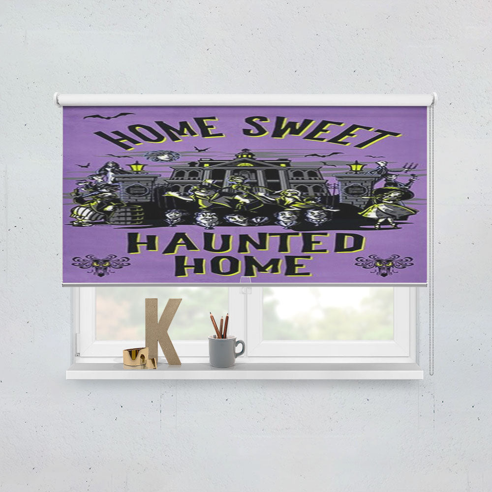 Home Sweet Haunted Home Haunted Mansion Window Roller Blinds Shades