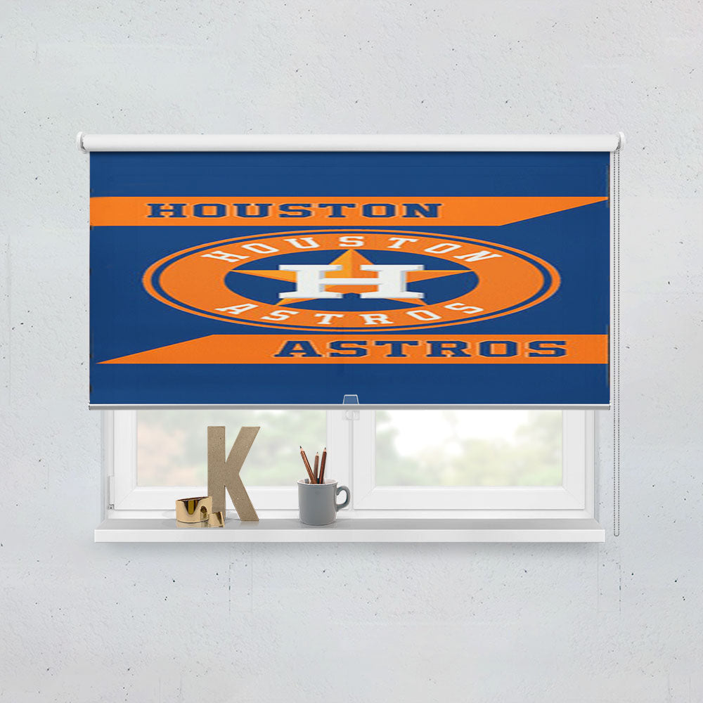 Houston Astros Window Roller Blinds Shades