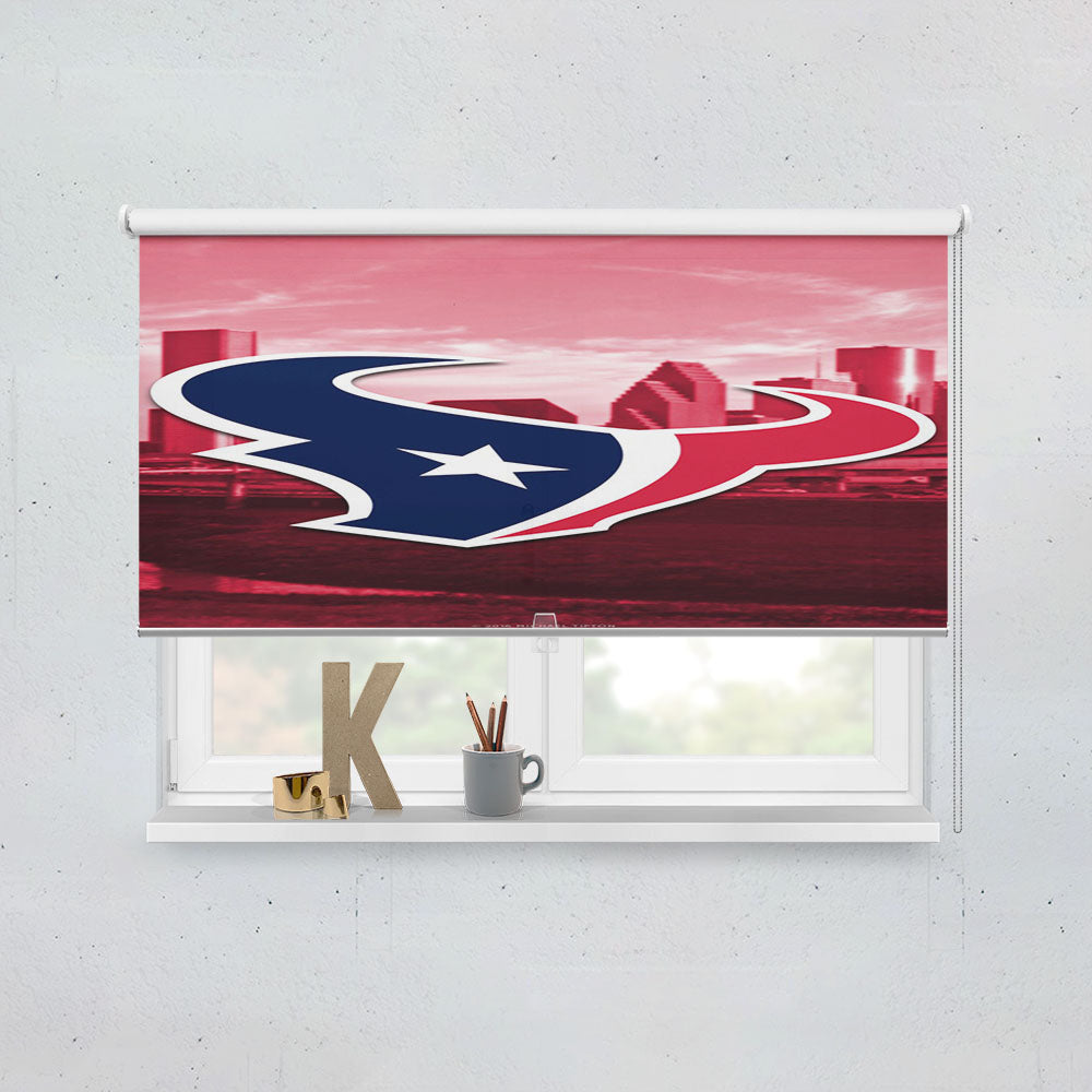 Houston Texans Window Roller Blinds Shades
