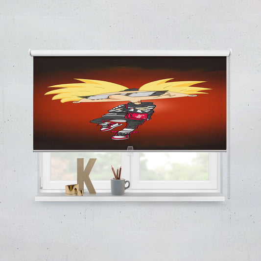 Hypebeast Hey Arnold Cartoon  Window Roller Blinds Shades