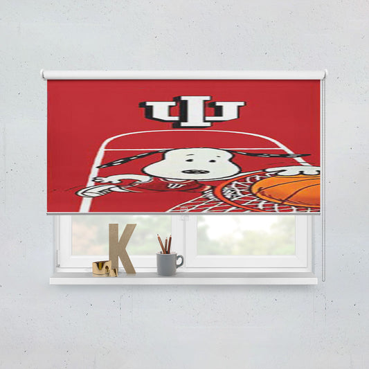 Indy Hoosiers Snoopy Dunk Window Roller Blinds Shades