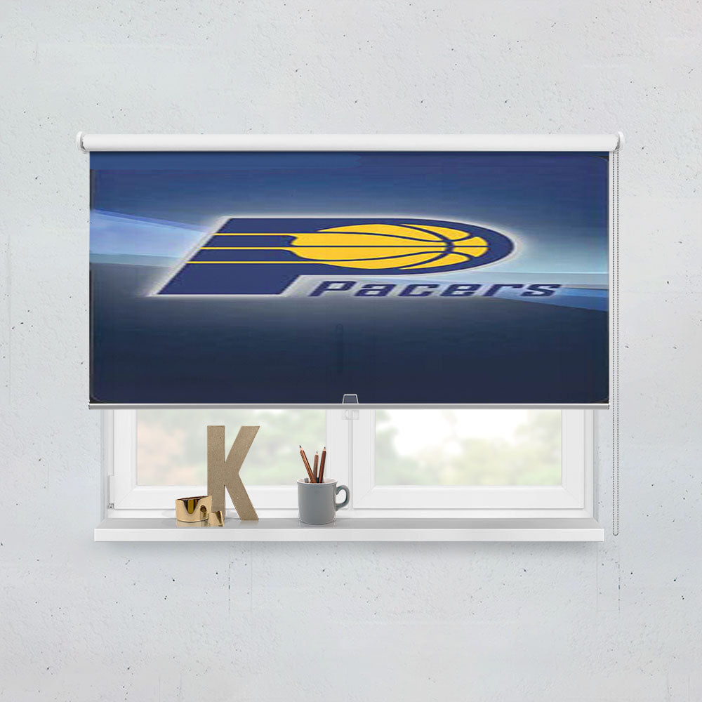 Indy Pacers Logo Texture Window Roller Blinds Shades