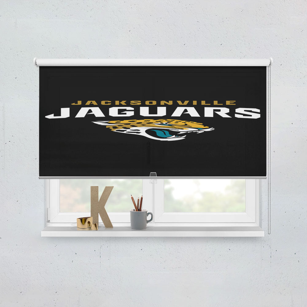 Jacksonville Jaguars Primary Logo Window Roller Blinds Shades